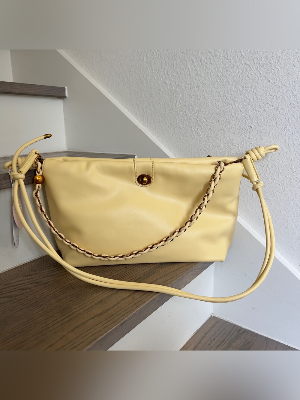 Anthropologie Melie Bianco Toni Bag - Yellow - NWT